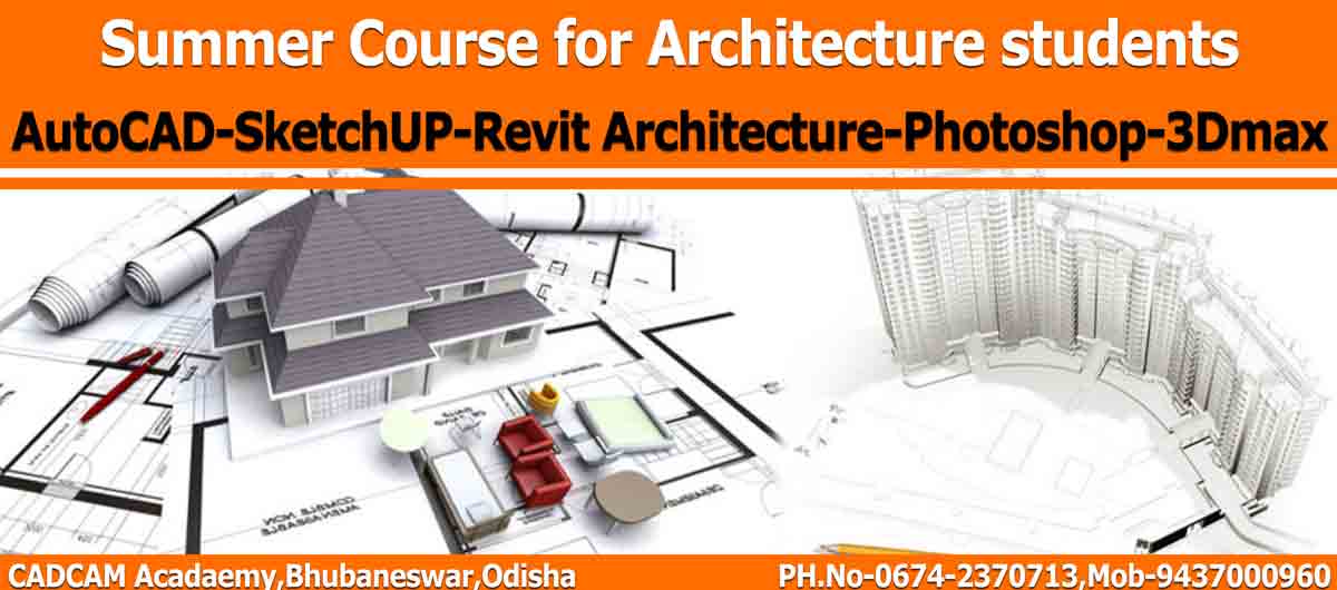 Architectural 3D Design Summer Course | Learn Autocad, Photoshop, 3Ds Max Vray, Sketchup Vray, Revit Architecture