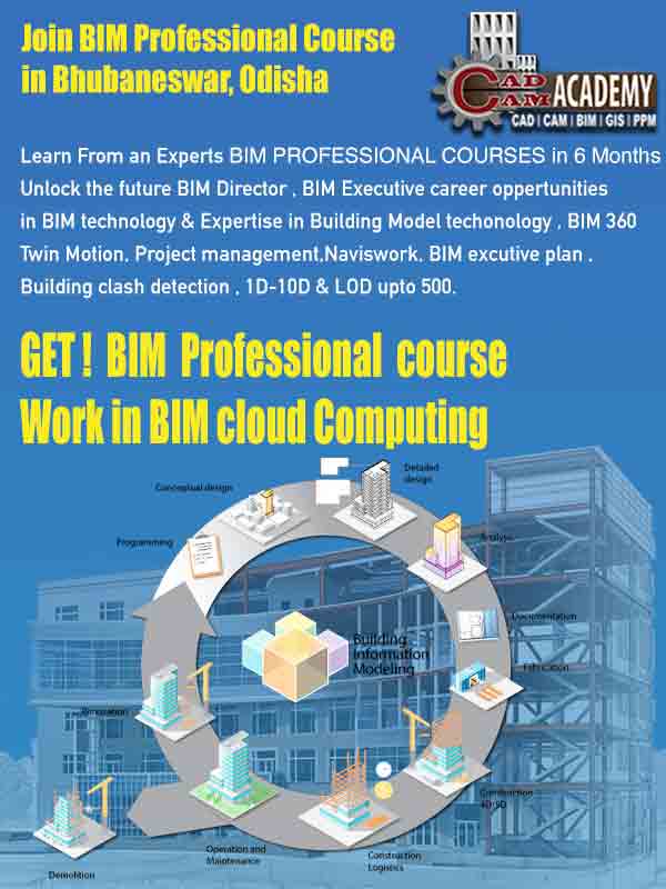 BIM Professional – 6 Months Course at CADCAM Academy | Top BIM Training Institute in Bhubaneswar 2 Online-Offline BIM Professional course - Learn from an Experts