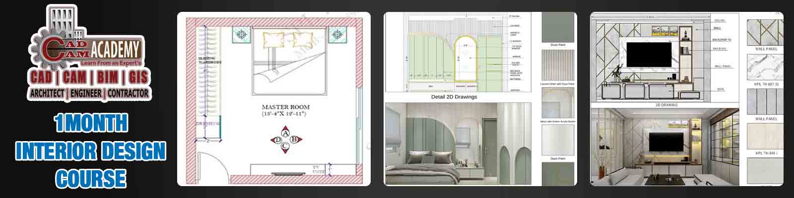 Short term Interior Design Course for 1month duration