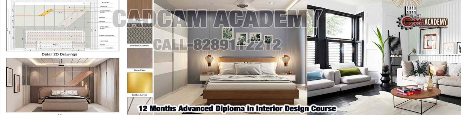 Join Advance Diploma Interior Design for 12Months Duration