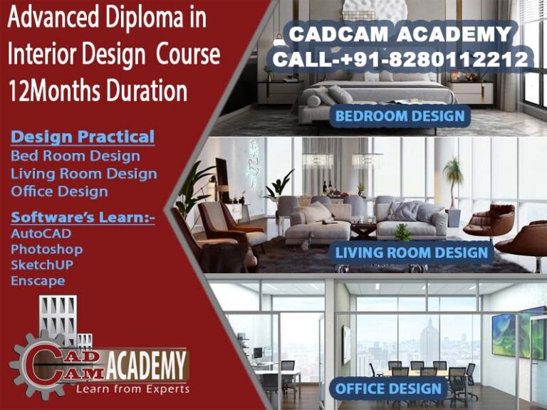 Advanced Diploma in Interior Design Course for 12Months Duration