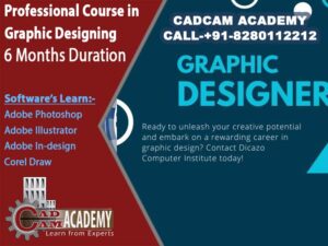Professional course in Graphic Design for 6Months Duration