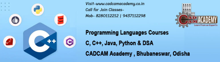 Languages C, C++, Java, Python & DSA Training in Bhubaneswar