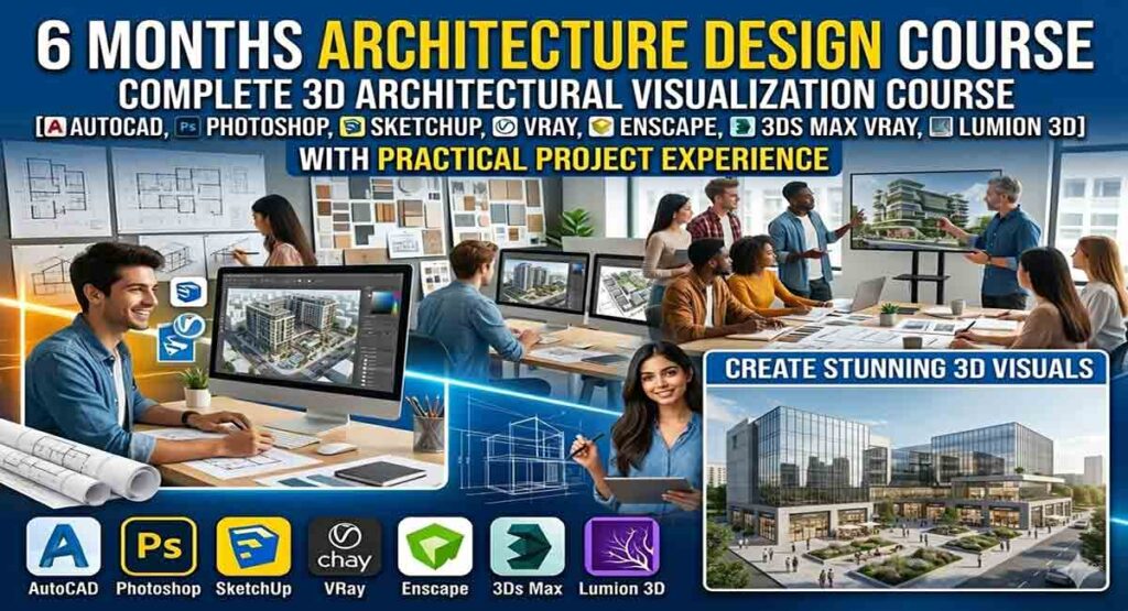 3D Architecture Design 6Months Course