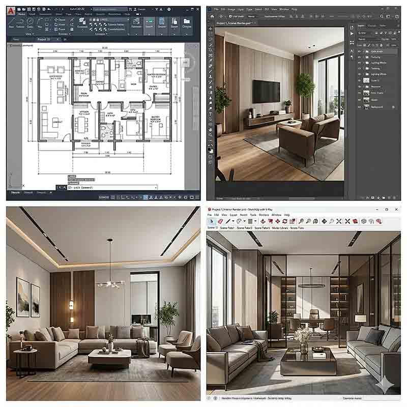Short term Interior design 6months course