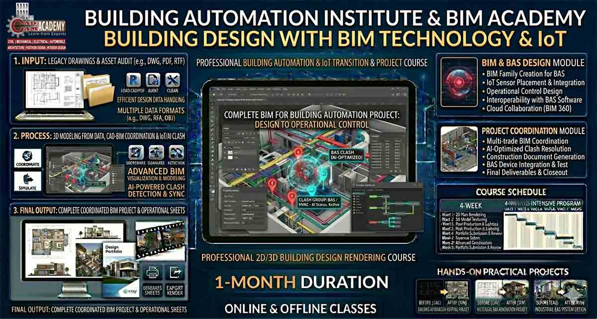 Building Automation Course with BIM & AI - Join Now 6months