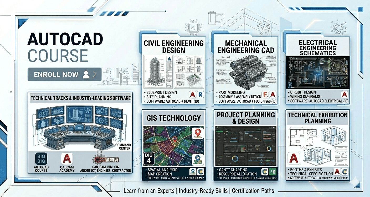 Join AutoCAD Civil Engineering course for 1month Duration